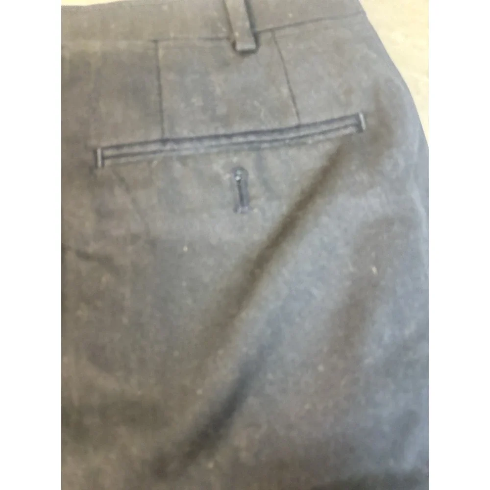 Lauren Ralph Lauren Pants 38x31 Navy Wool Trousers Preppy Flat Front Business